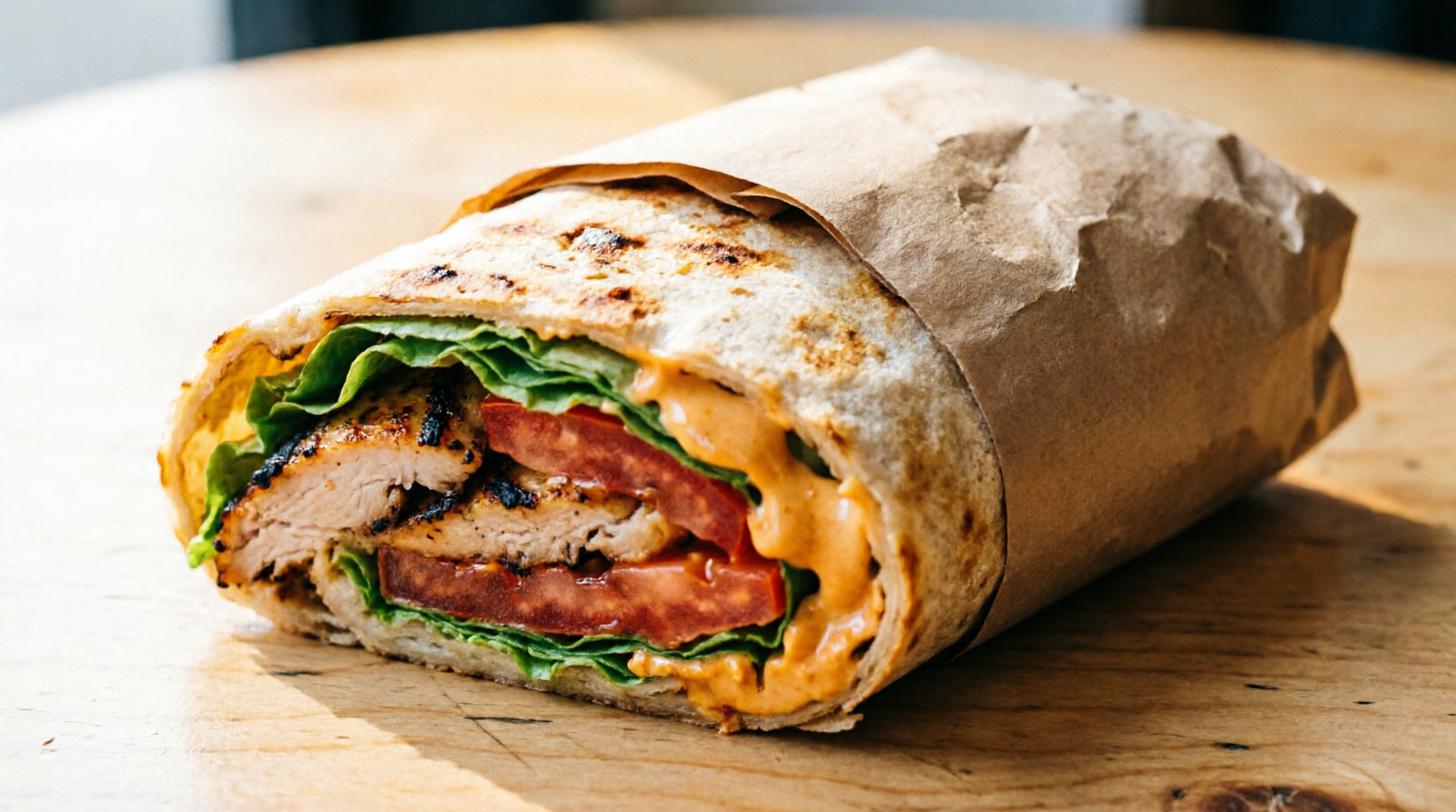Grilled Chicken Wrap